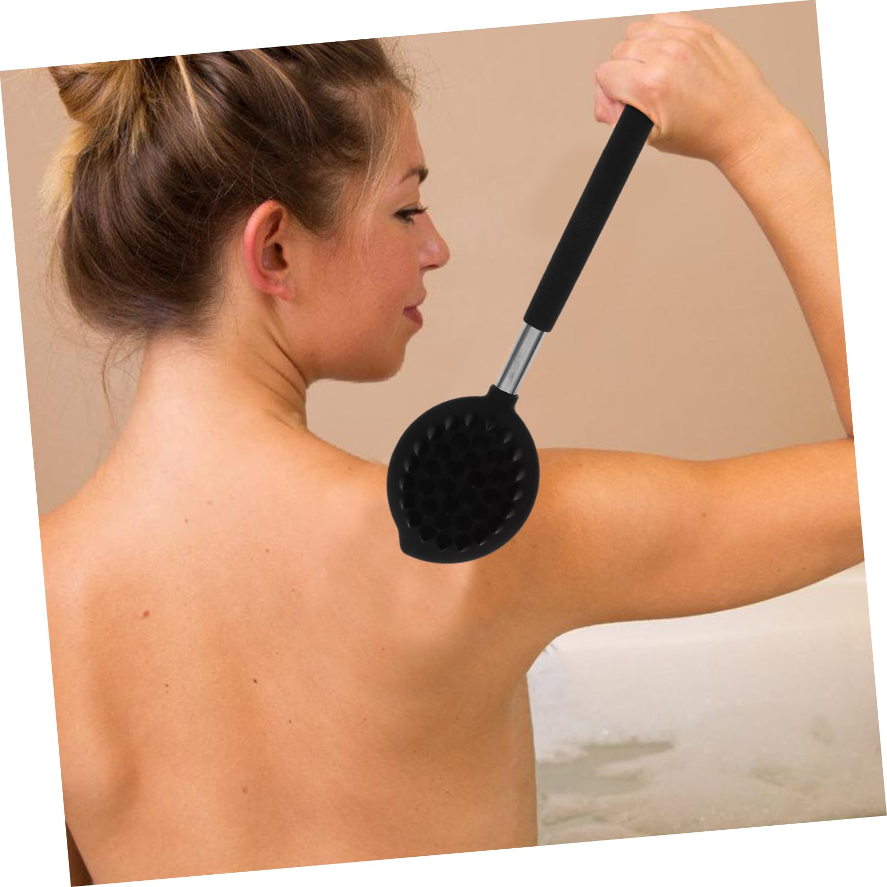 minkissy 5 Uds Cepillo De Baño De Silicona Arandela Trasera Para Ducha Cepillo De Espalda Cepillo De Masaje Corporal Cepillo De Baño Depurador De Espalda Cepillo De Masaje De Baño Cepillo