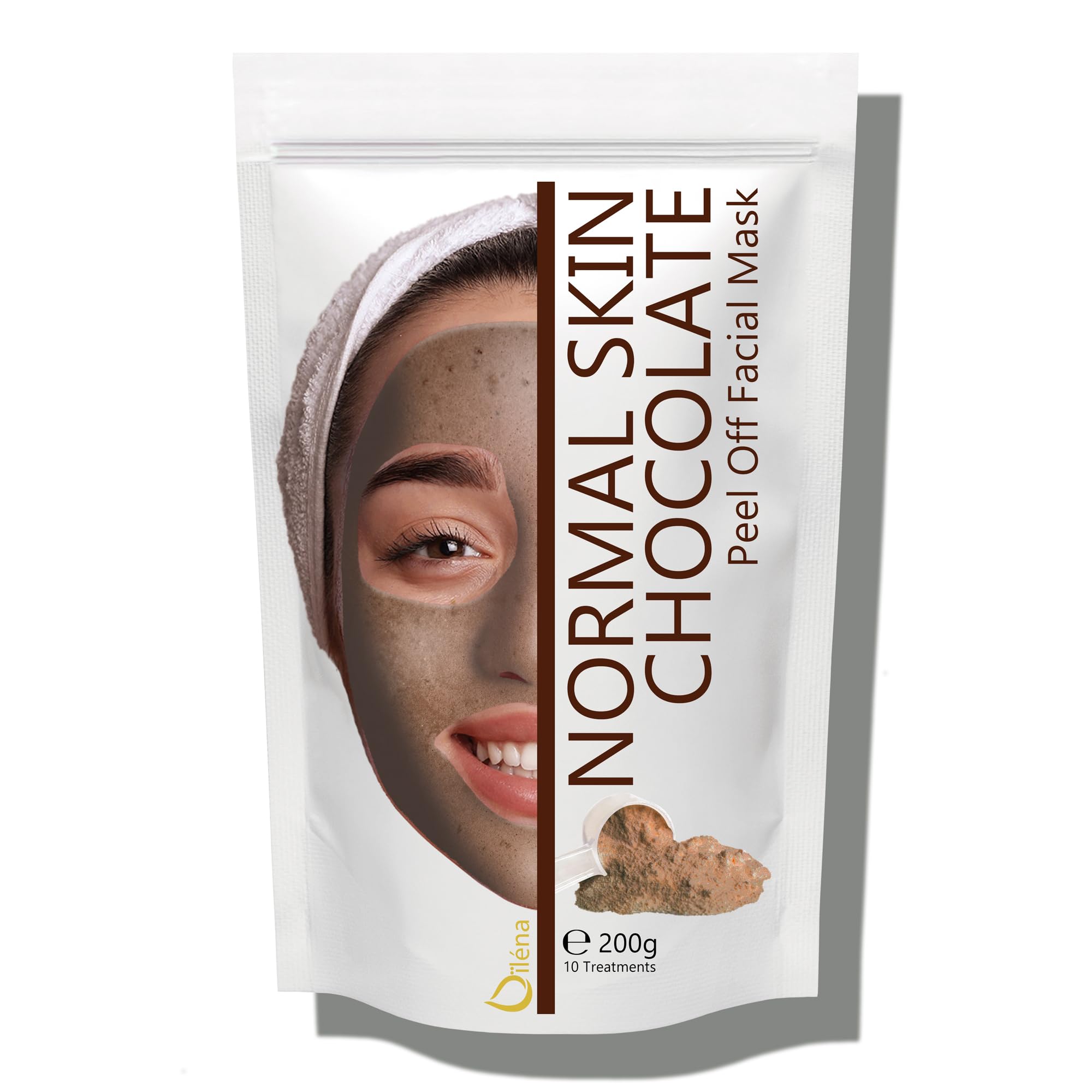 Mascarilla facial hidratante de alginato en polvo, removedor de espinillas Mascarilla puntos negros Mascarilla Vegan, sin aclarado, exfoliante 200 g (Mascarilla Anti arrugas ácido hialurónico) — view 25