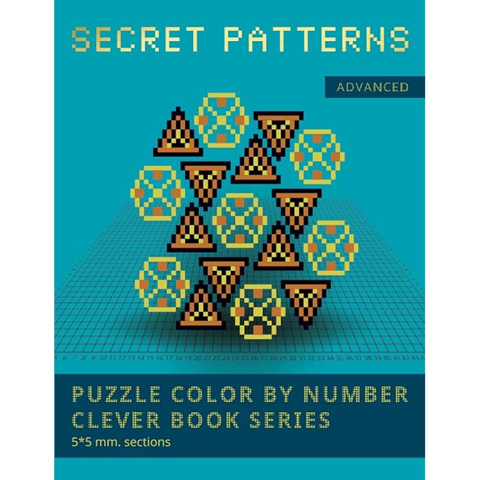 Buy PUZZLE COLOR BY NUMBER CLEVER BOOK SERIES. SECRET PATTERNS