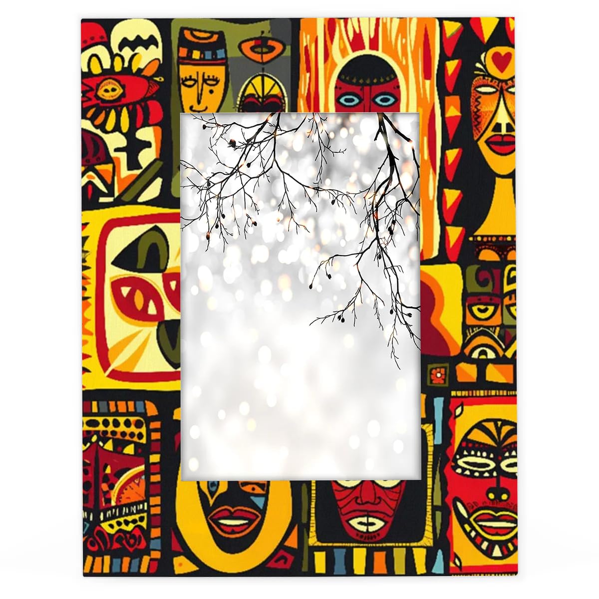 Amazon.com - DXTKWL Ethnic African Style Pattern 4x6 Picture Frame