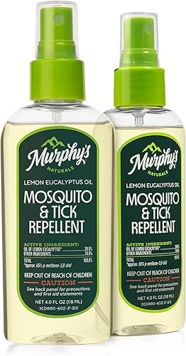 Miniatura 9 de Murphy's Naturals Spray repelente de insectos de mosquitos y garrapatas, aceite de eucalipto de limón para piel + equipo de exteriores, bomba de 2