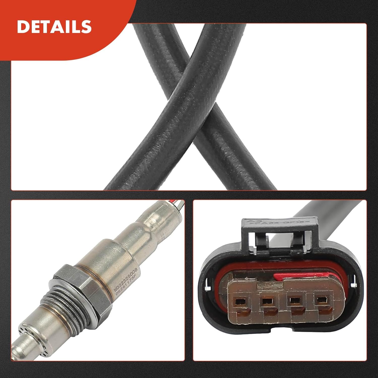 A-Premium O2 Oxygen Sensor Compatible with Ford Transit-150 2016-2019, Transit-250 2016-2019, Transit-350 2016-2019, Transit-350 HD 2016-2019, 3.5L, Downstream Left and Right, 2-PC Set