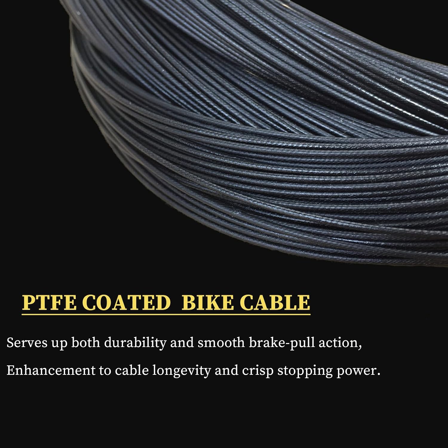 Bike Cable kit, Bike Brake Cable & Shift Derailleur Cable Kit & Bike Cable Cutter Wire Rope for Bike Components Replacement on MTB Cycling,Cable Ends/Ferrules/S-Buckles Included.