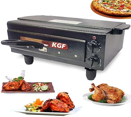 KGF Timer Electric Tandoor For Home Kitchen With 2 Year Warranty Of Heating Element BLACK
