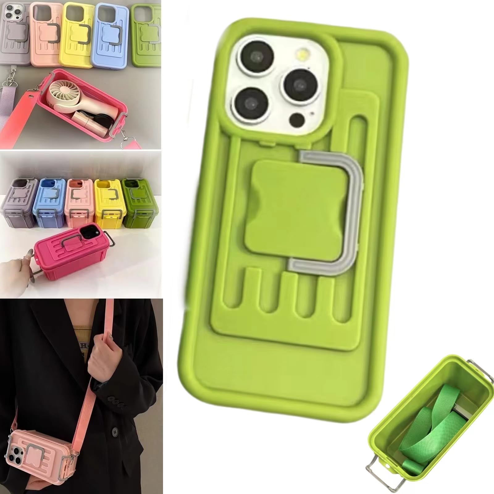 Amazon.com: Grewas Funny Suitcase Crossbody Phone Case with Storage Box, iPhone 12 Pro Max, Green : Cell Phones & Accessories Amazon.com: Grewas Funny Suitcase Crossbody Phone Case with Storage Box, iPhone 12 Pro Max, Green : Cell Phones & Accessories