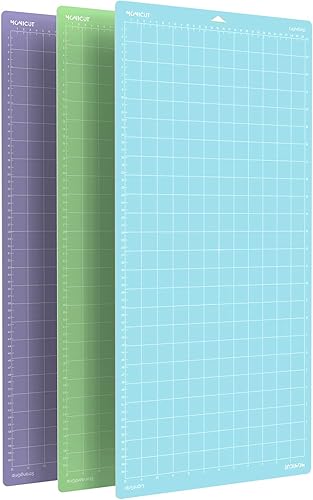 Monicut Alfombrilla de corte de 12 x 24 pulgadas para Cricut Maker 3MakerExplore 3Air 2AirOne agarre ligero agarre estándar agarre fuerte 3