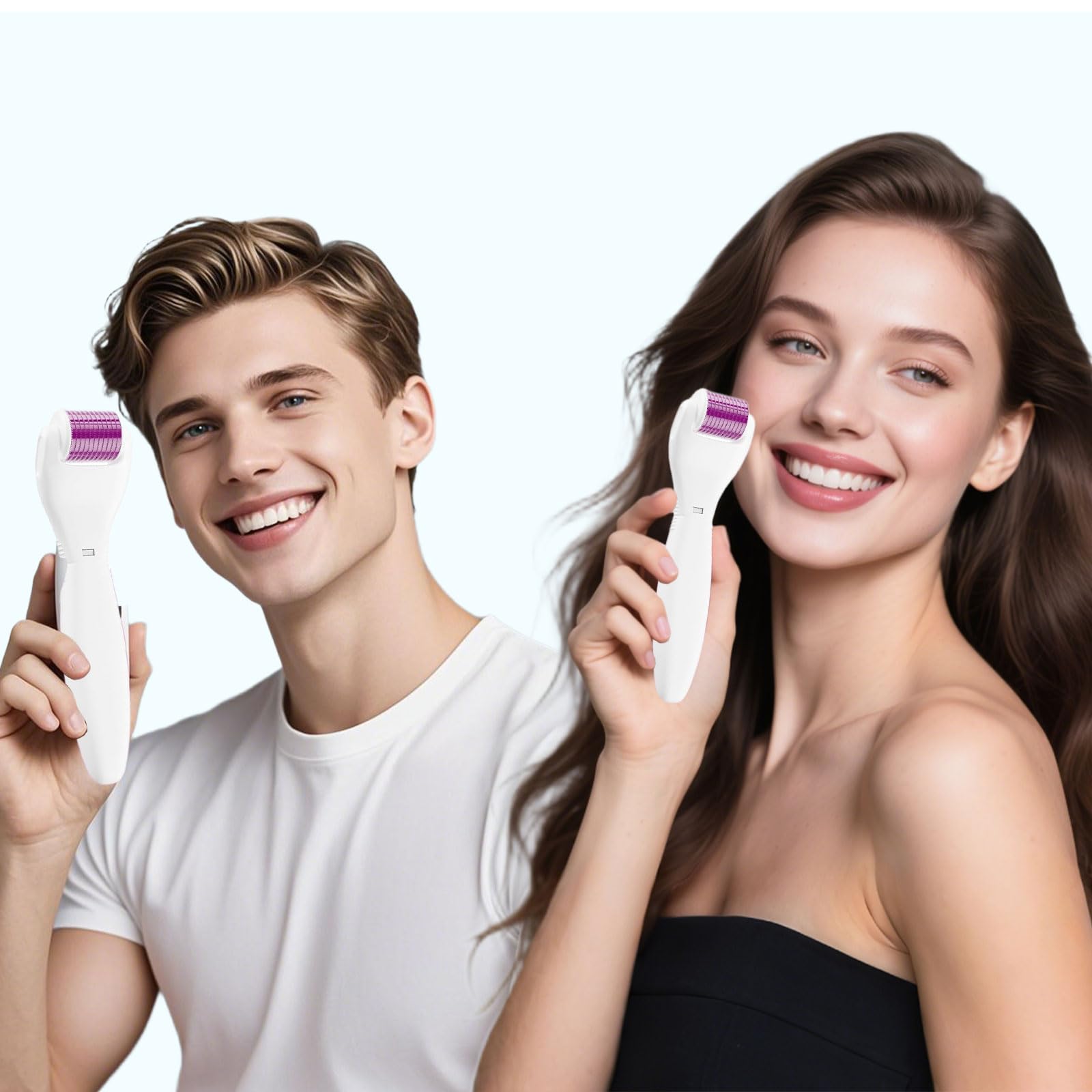 Derma Roller, Micro Needing System for Women and Men, 6 in 1
