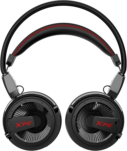 XPG PRECOG Analog Gaming Wired Headset Over The Ear Headphone with Mic – Black