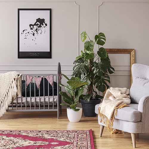 Miniatura 6 de Marco negro mate de 16 x 24 pulgadas, marco individual, marco para póster de 16 x 24 pulgadas, para obras de arte, rompecabezas, fotos y pósteres de