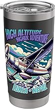 Lukla Nepal Airport High Altitude Higher Adventure Everest Stainless Steel Insulated Tumbler