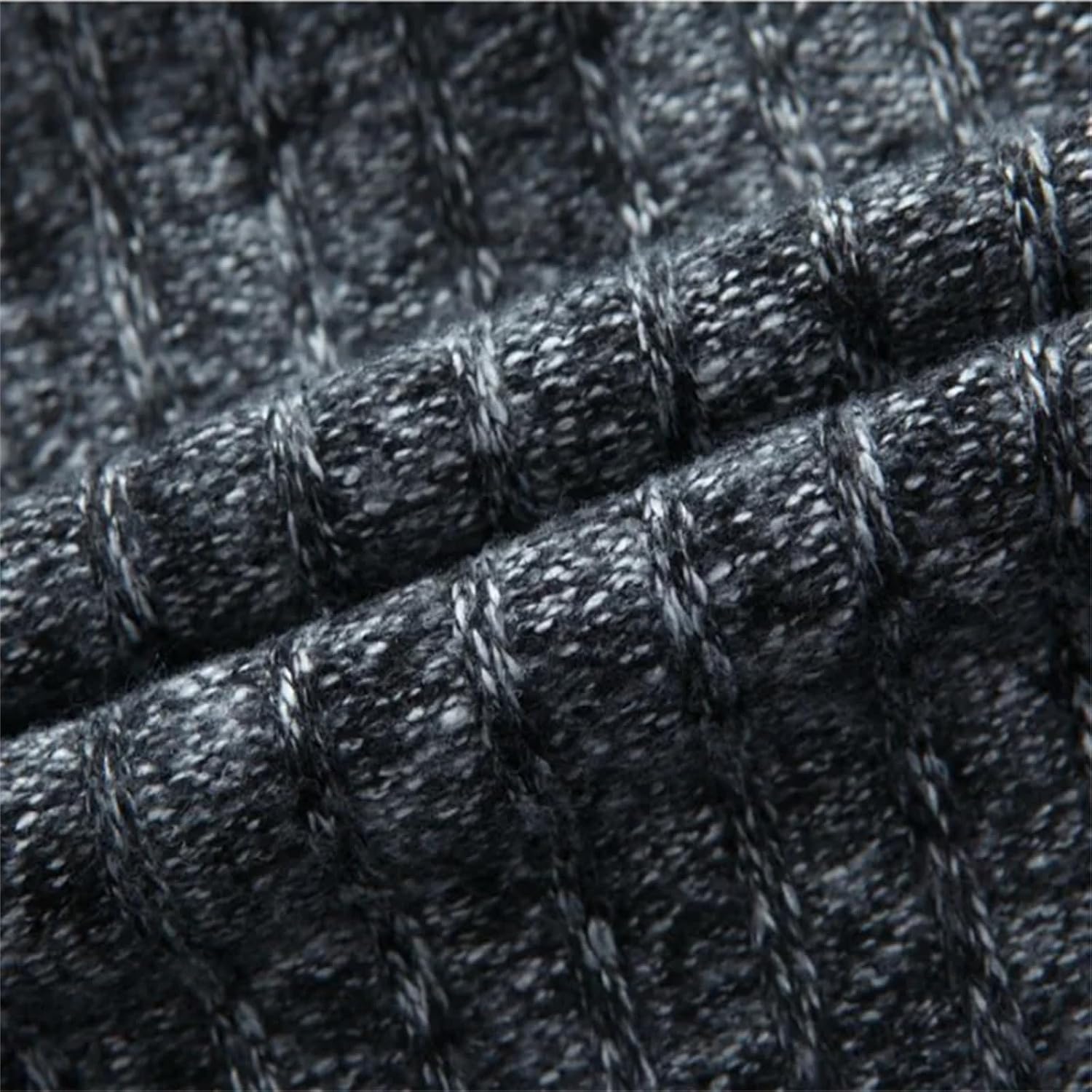 Men's Knitted Sweater Vest Stand-Up Collar Zinpper Cotton Soild Cardigans Sleeveless Top Casual Loose Golf Man Vest