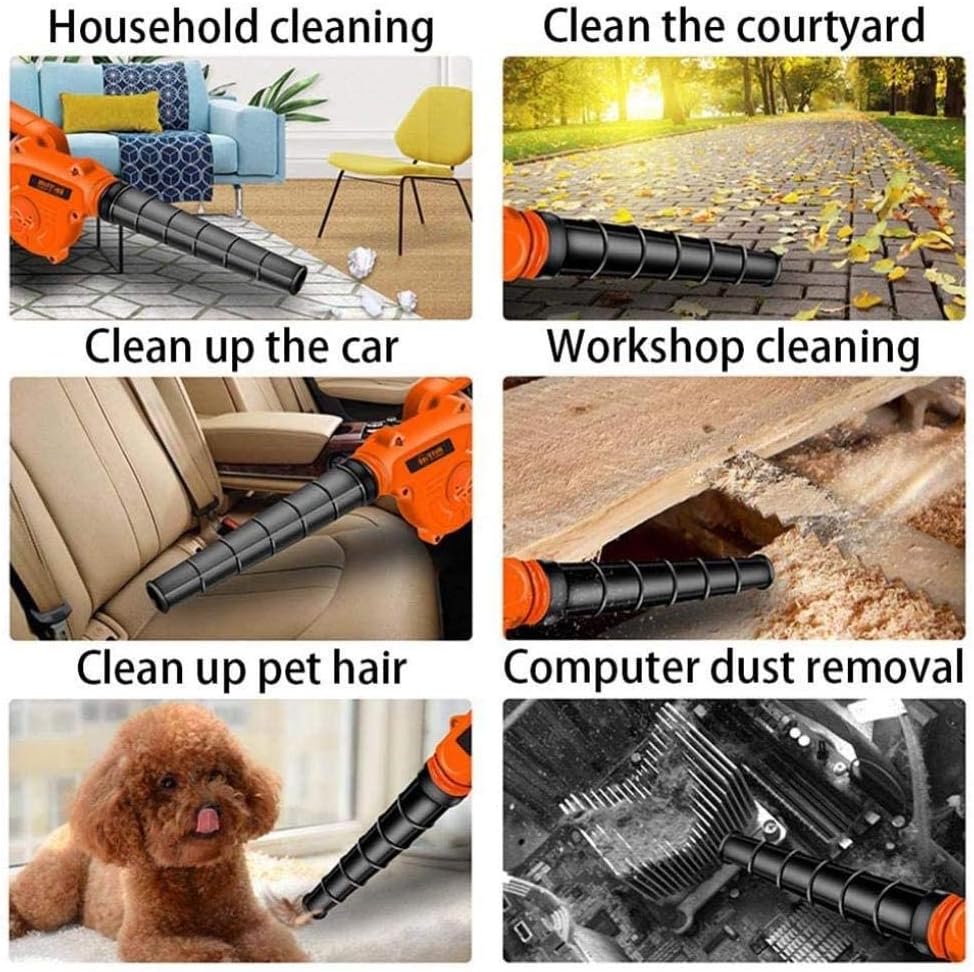 2-in-1 Cordless Leaf Blower Electric Garden Blower and Vacuum Cleaner Used to Clean Pet Hair Cars Furniture Workshops Various Corners etc Battery2 139000 (Battery2 99000) (Battery*2 139000)