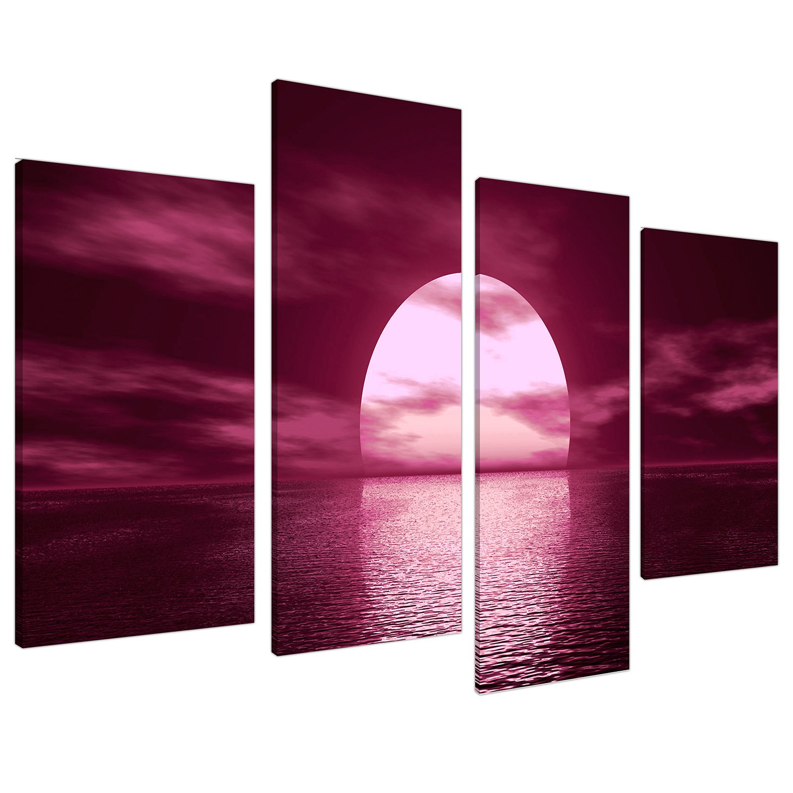 Wallfillers Extra Large Plum Canvas Wall Art Pictures 130cm Wide Prints XL 4004
