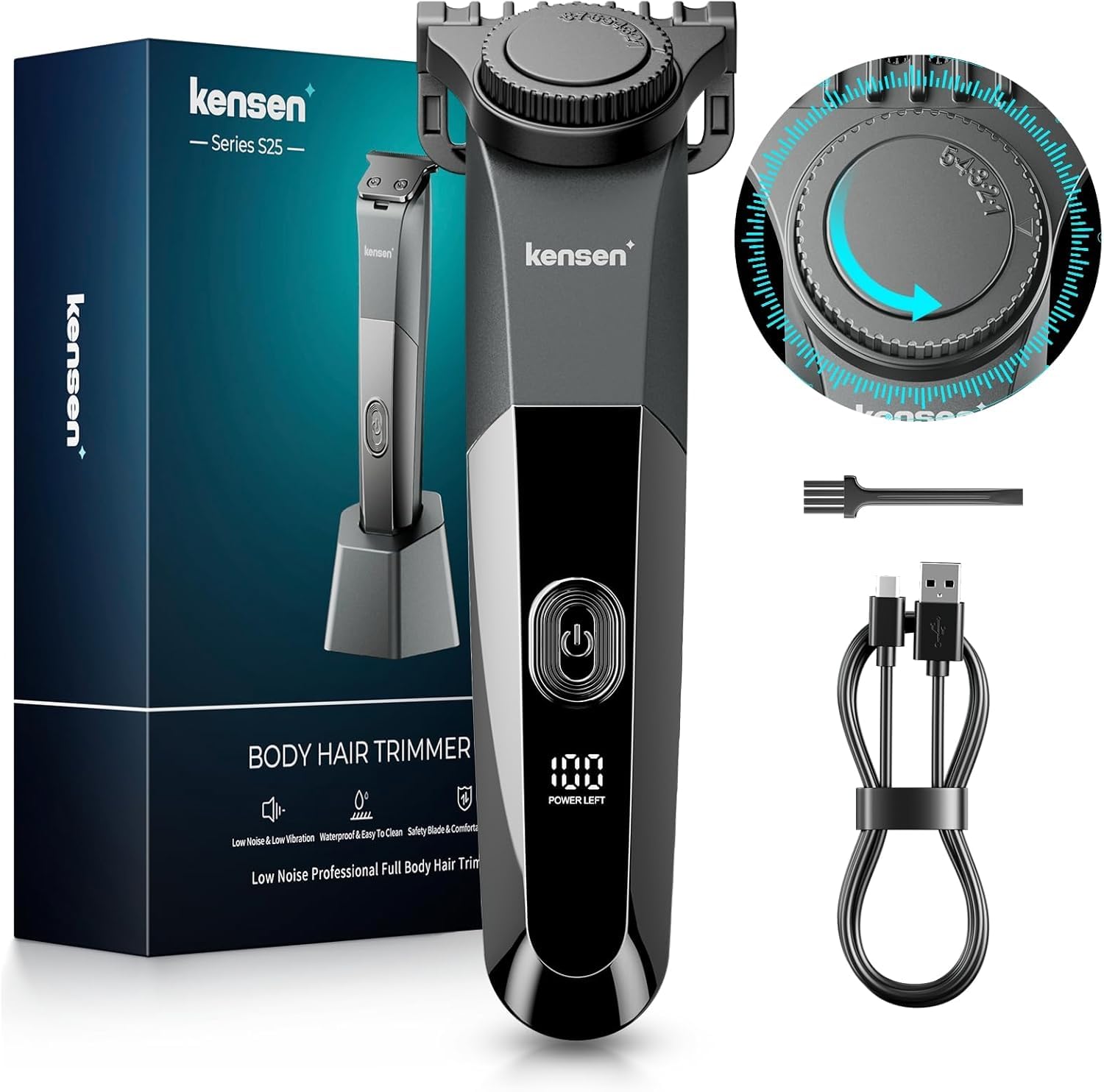 Ken！【美品】B&W_606S2 Amazon.com: KENSEN Adjustable Beard Trimmer for Men - Professional