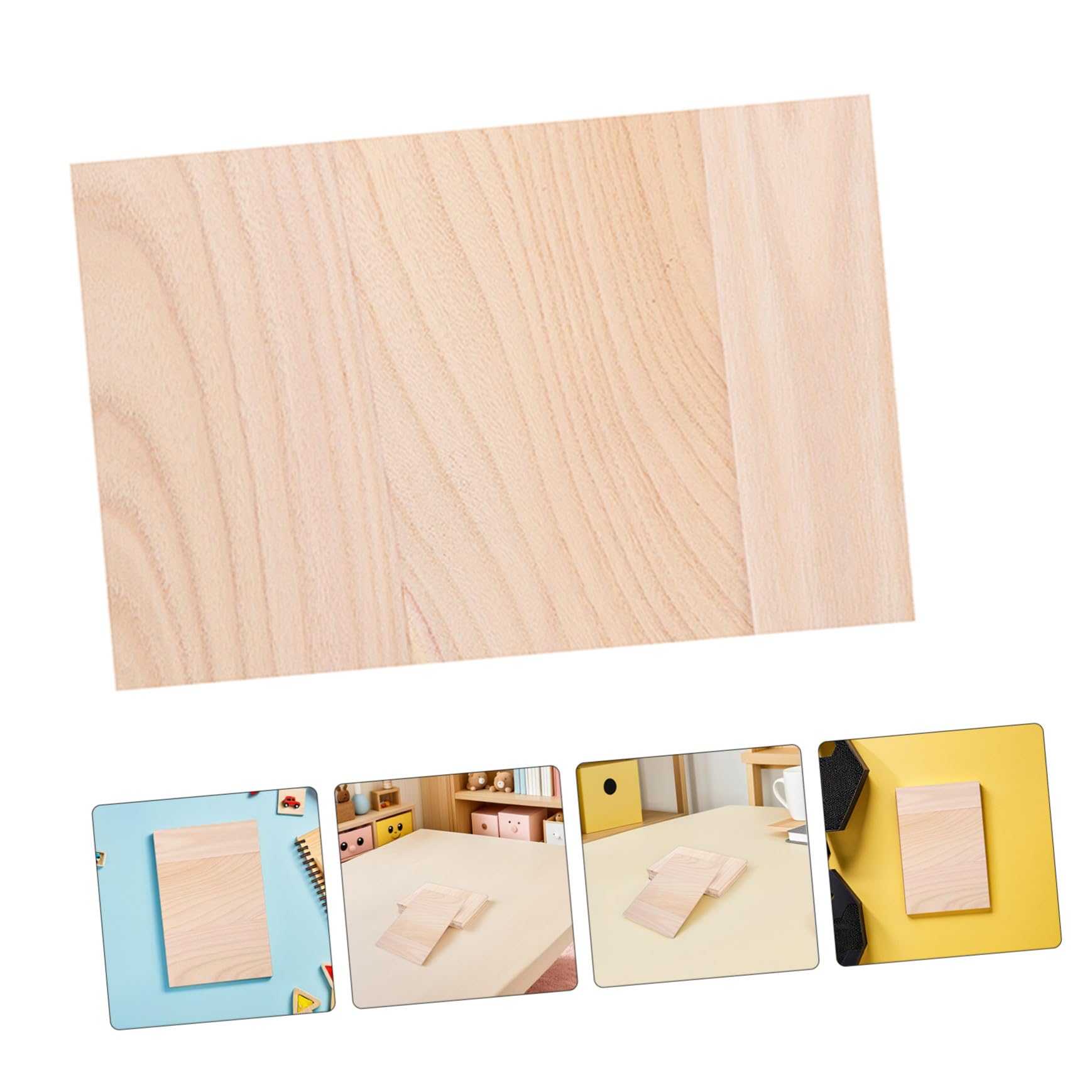 BESPORTBLE Tabla de Karate de Madera 8 Piezas Beige para Romper Entrenamiento Artes Marciales