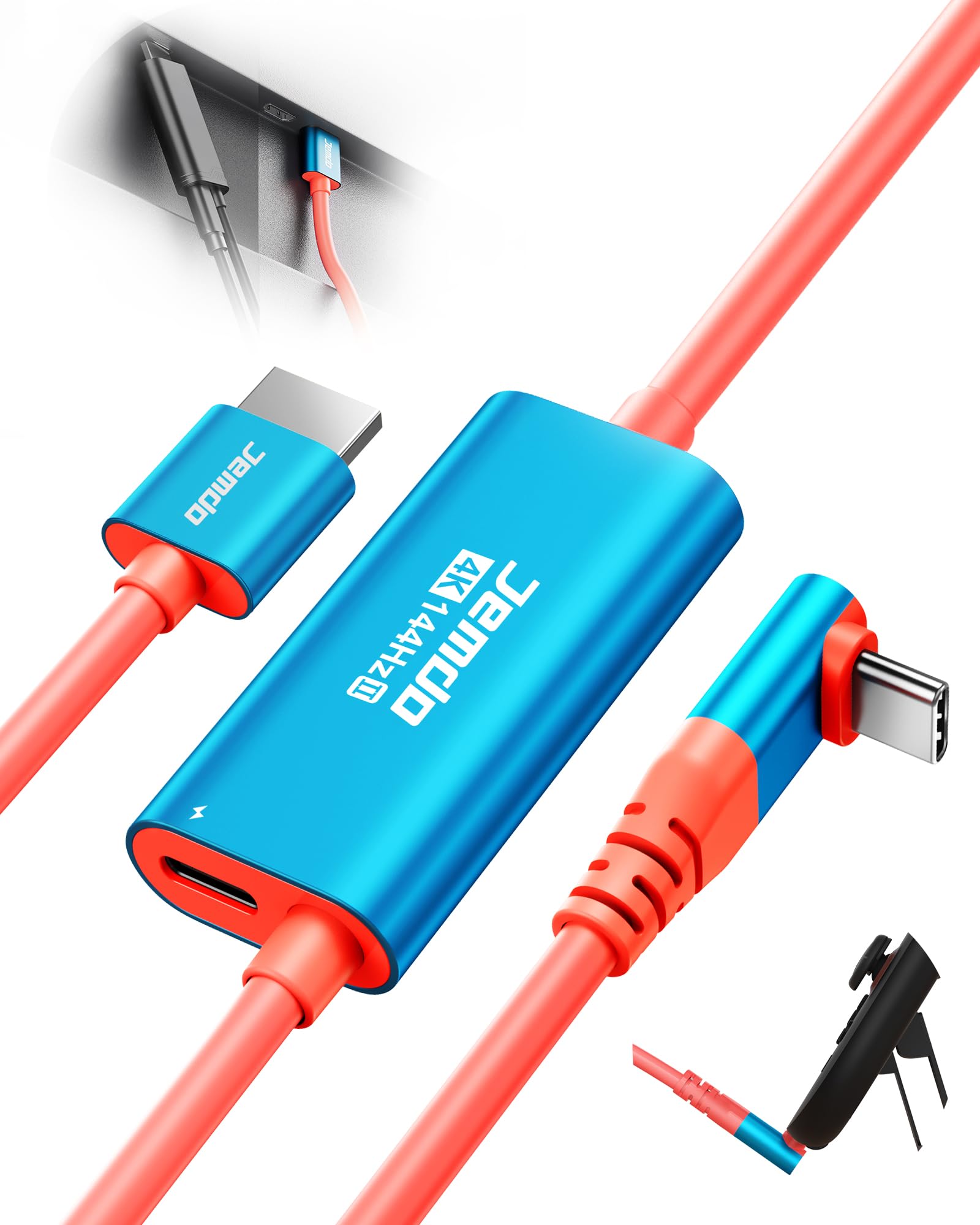 Amazon | JEMDO Switch 2 ドック付き HDMIケーブル 【V22.0.0にも対応