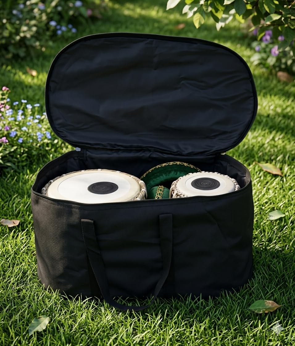 Tabla Set Metal for Music Play Musical Instrument Bag/Cover Cusion
