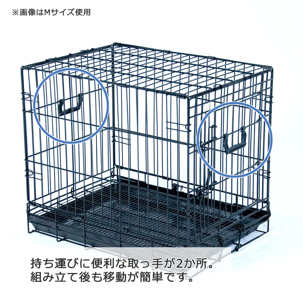 Amazon.co.jp: プチリュバン ペットケージ 犬 猫 Lサイズ すのこ付き