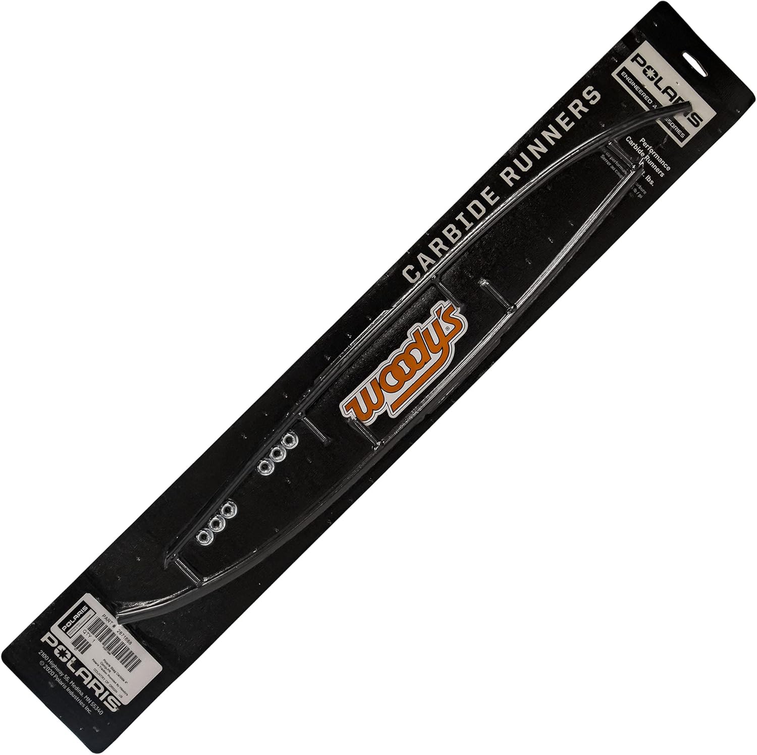 Polaris KIT-SKAG 7/16x4 inch Carbide 60 degree CMP Ski Runner in packaging