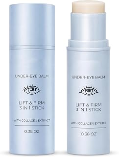 Korean Eye Conditioner for Mature Skin, 3-in-1 Moisturizing Stick with Collagen, Firming and Smoothing (1pc)