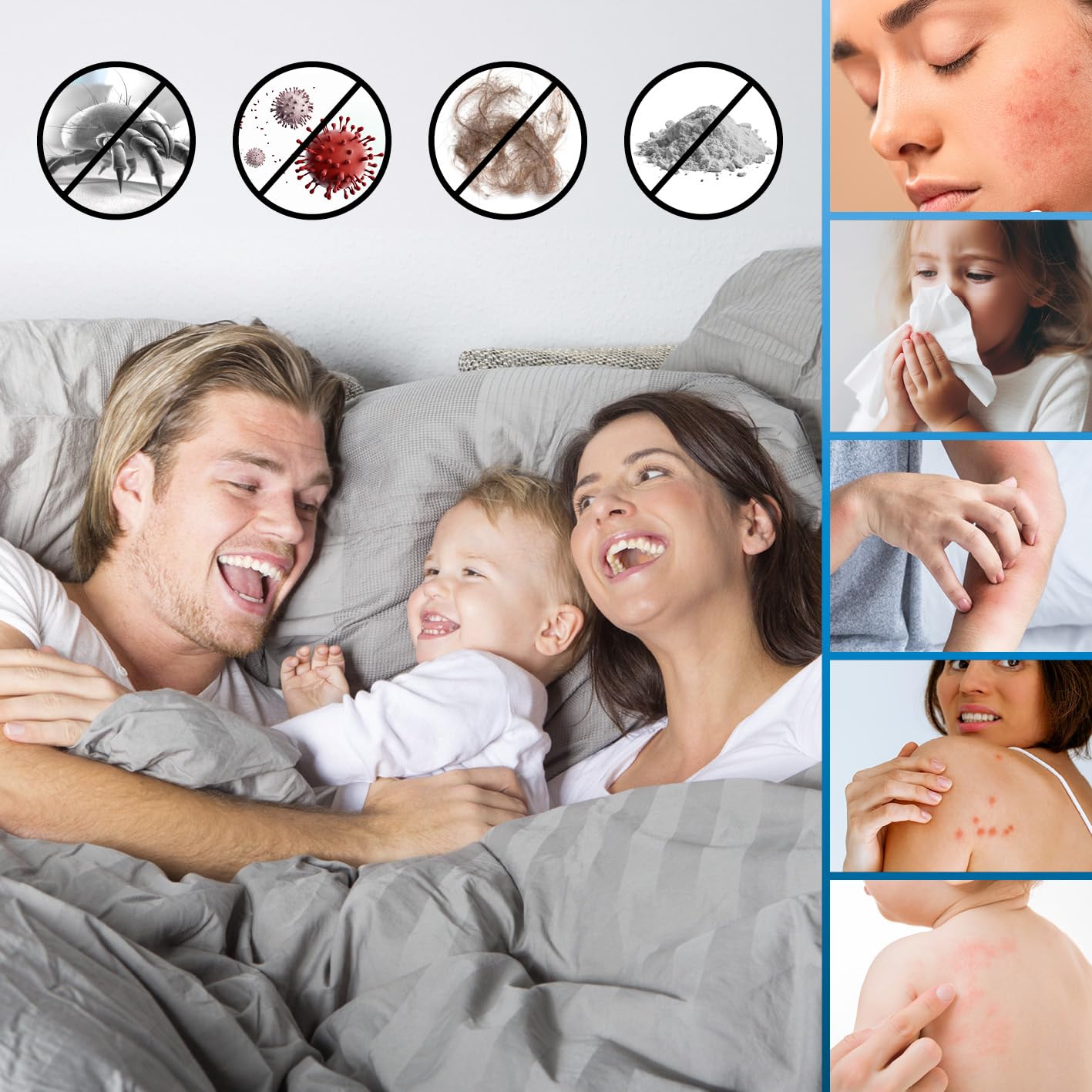 CLEANmaxx Aspirador antiácaros con vibración, aspiradora antiácaros para colchones y Superficies de Revestimiento, Elimina el 99,9% de los ácaros, aspiradora de Mano con luz UV-C y Filtro HEPA para