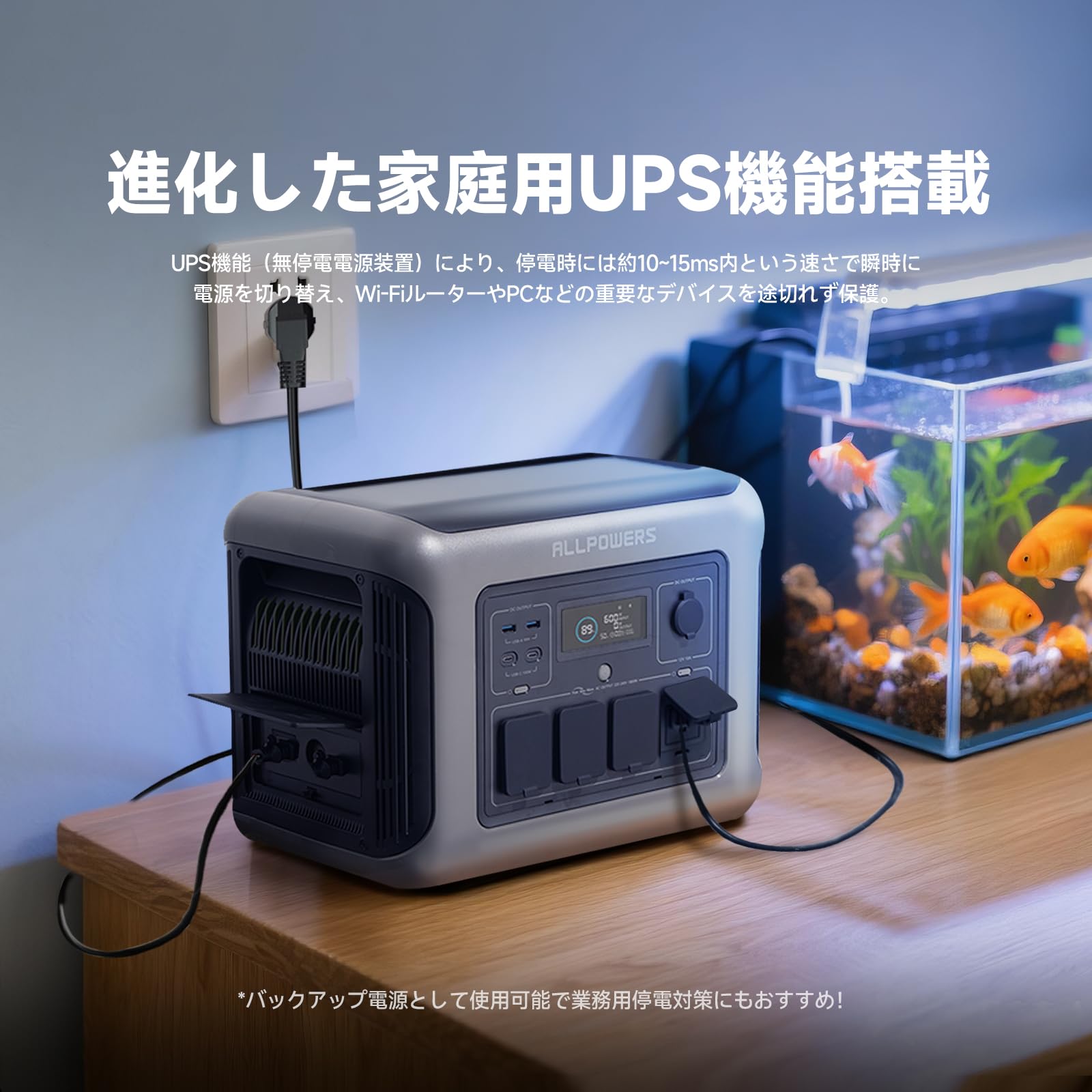 Amazon.co.jp: ALLPOWERS R1500 LITE + SE100 ポータブル電源 ソーラー