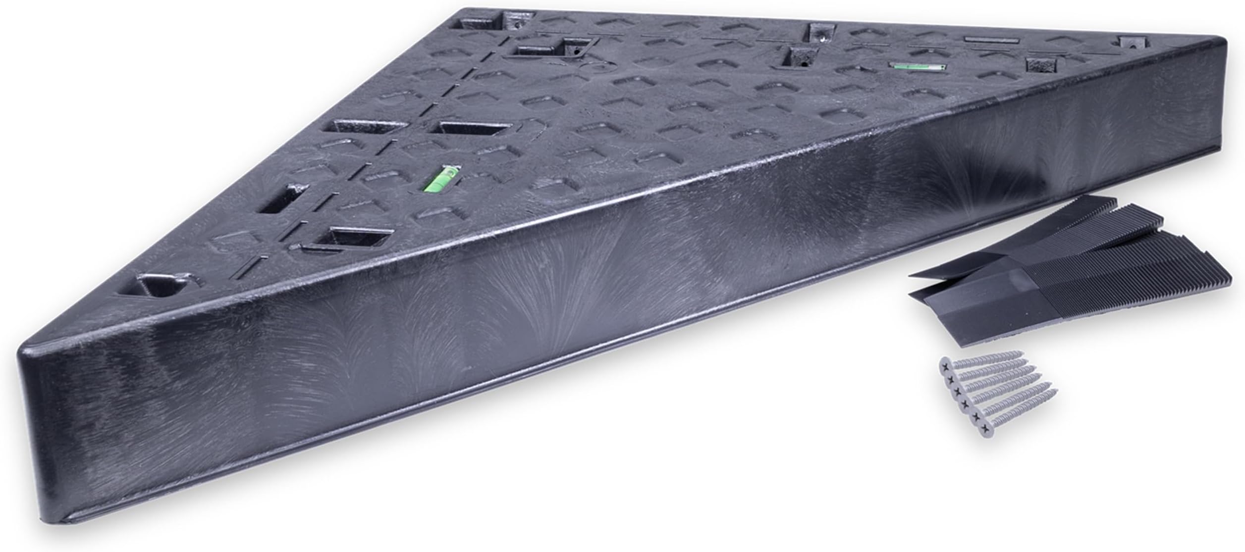 Goof Proof Shower GPSS-3024 Triangle Tiled Shower Seat, Easy to Install Bench for Shower Stall, 30"/24"