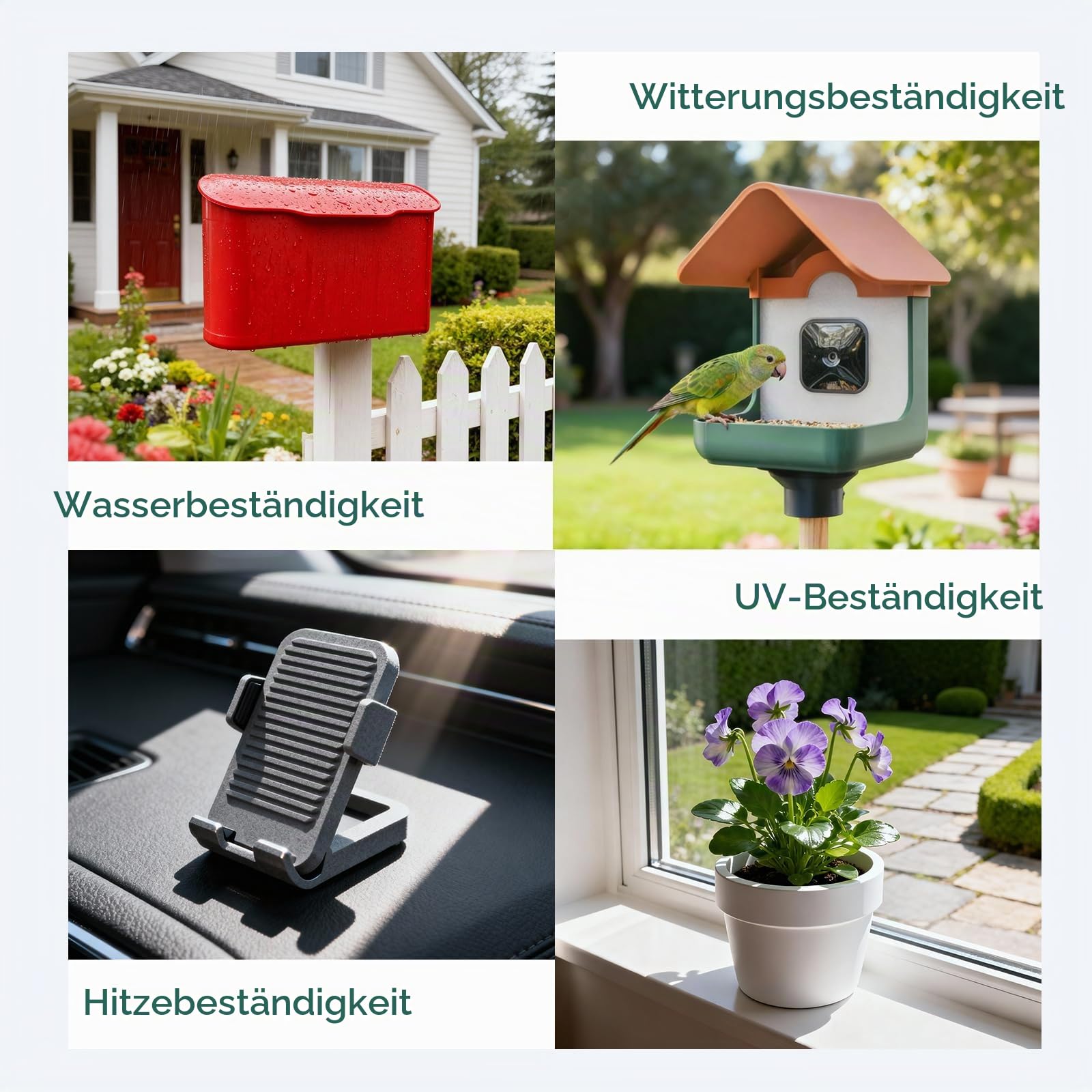 IEMAI ASA Filament 1.75mm 10Kg, 3D Drucker Filament ASA Mehrfarbiges Set, Schwarz/Weiß/Braun/Rot/Orange/Grün/Nude/Camel/Gelb/Terrakotta, UV-beständig, Hitzebeständig, Maßgenauigkeit+/-0,02mm