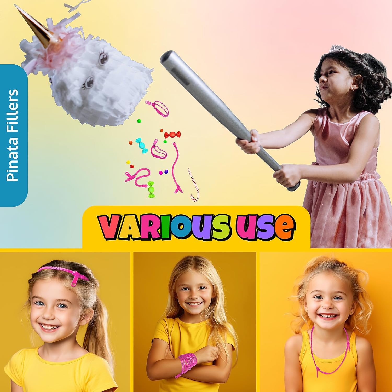 UpBrands 12-Pack Pink 7-Inch Zipper Bracelets – Thoughtful Fidget Party Favors for National Pink Day, Bulk Sensory Toys for Anxiety, and Stylish Accessories for Breast Cancer Awareness Month - Image 7