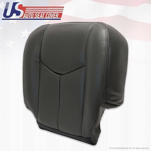 Miniatura 5 de 2003 2004 2005 2006 para Chevy/GMC Duramax Truck Driver Bottom Seat Cover Gris Oscuro