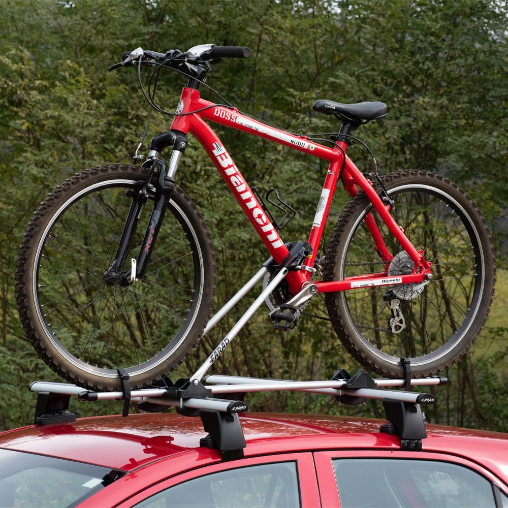 FARAD Fahrradträger Maira Black Edition 2025 - Universal-Fahrradträger, Mattschwarz, schnelle Montage, vormontiert, zugelassen bis 23 kg