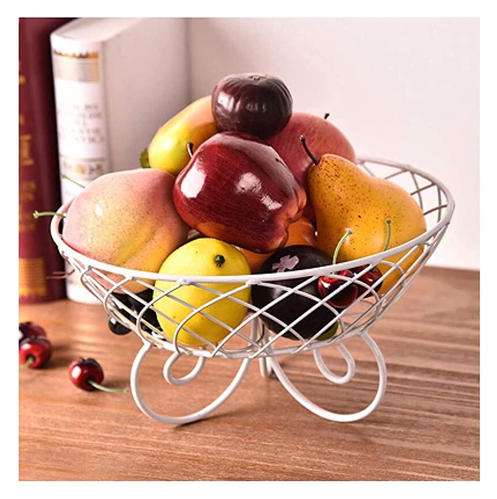 plateau à fruits, Assiette de fruits Simple, assiette européenne secs(Brown)