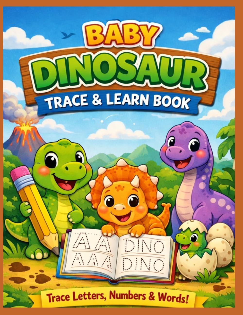 Baby dinosaur trace and learn (Baby Dinosaur Learning Series)