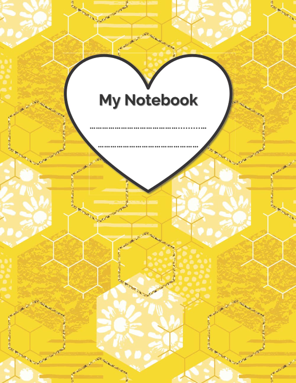 My Notebook: Hexagonal Graph Paper 1 Inch Hex - Organic Chemistry Notebook