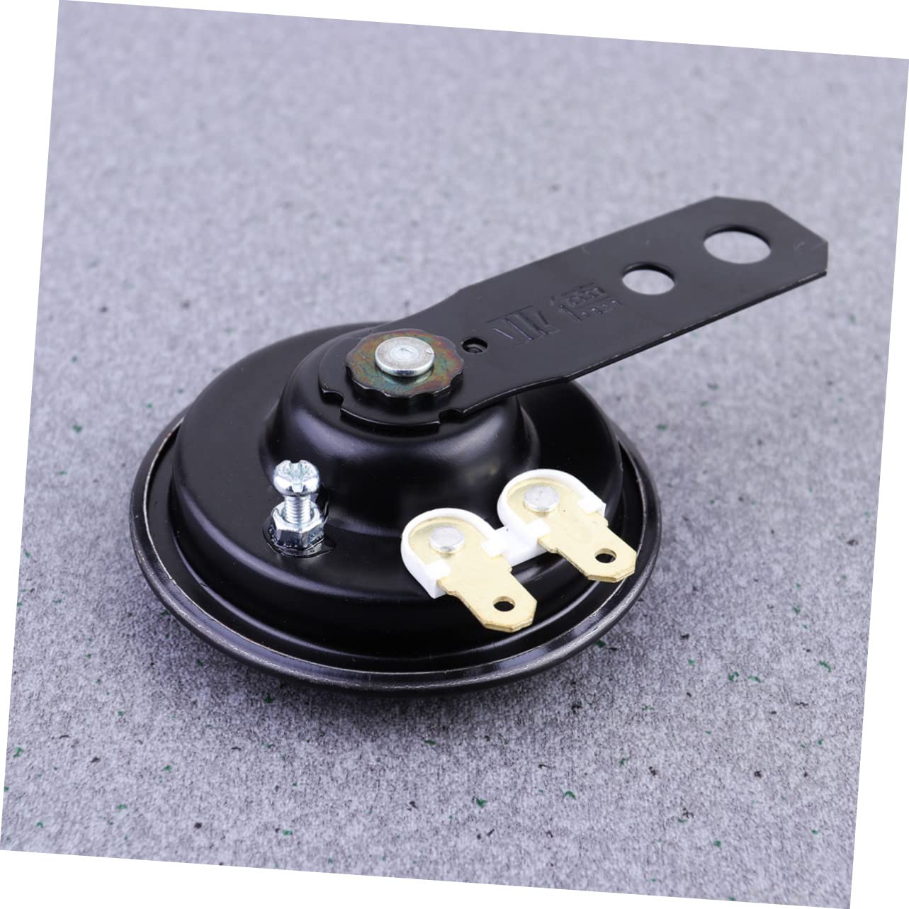 VINTORKY 2pcs Motorcycle Horns Loud Scooter Speaker for Moped Dirt Bike Atv and Go-kart Design Stable Mounting Bracket Black