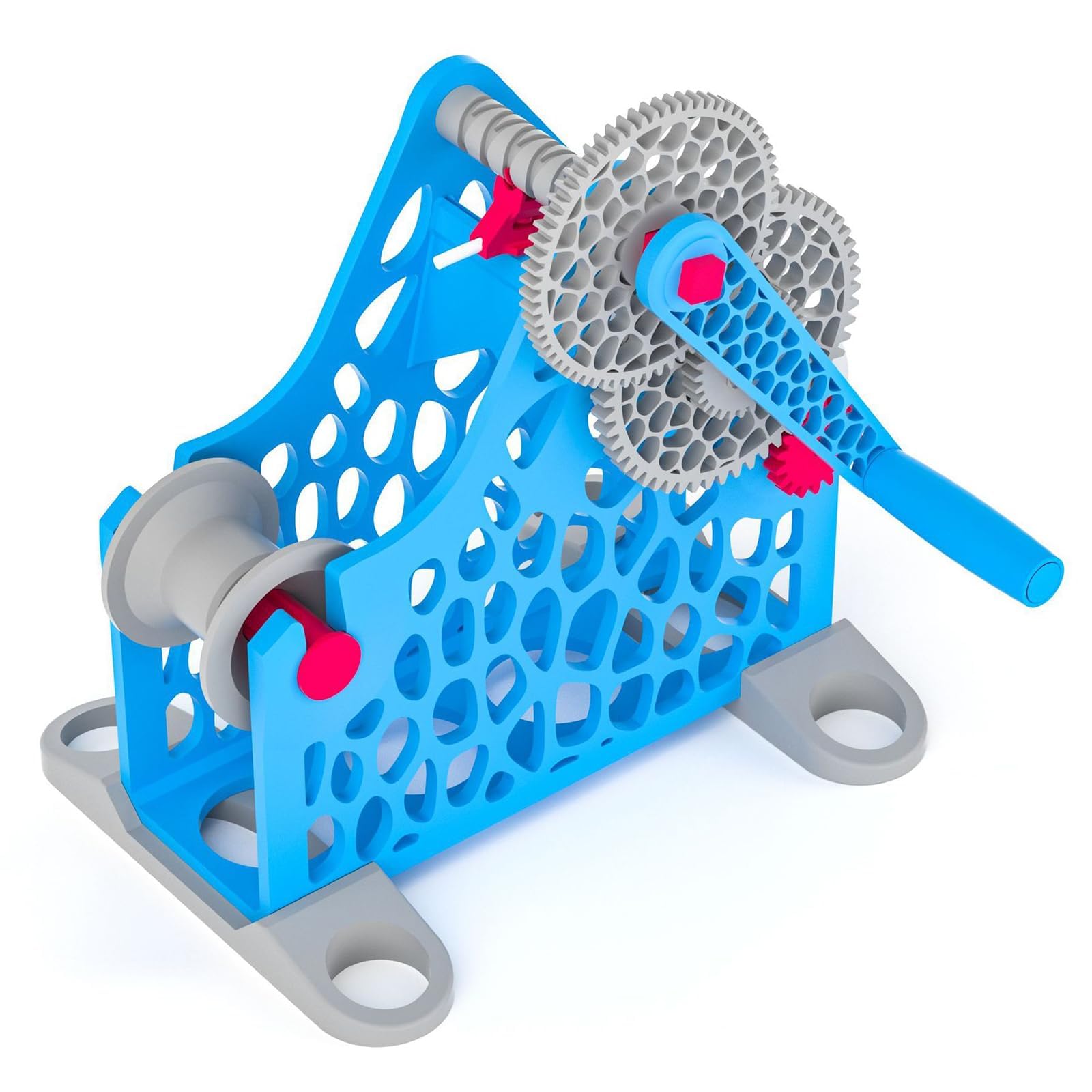 Carrete De Suministros De Impresión 3D Para Cables Que Pesan 1 Kg, Enrollador De Consumibles De Manivela, Diseño Modular Extraíble, Sin Enredos, Para Entusiastas De La Impresión 3D, Artistas Textiles