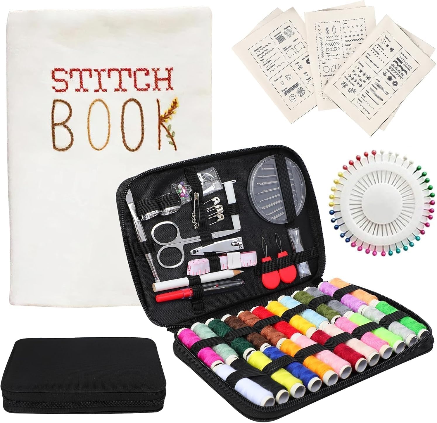 Stitch Book,Embroidery Books of Stitch,DIY,Stitch by Stitch Book,Embroidery Sewing Books for Beginners and Enthusiast,Unique Handmade Gift