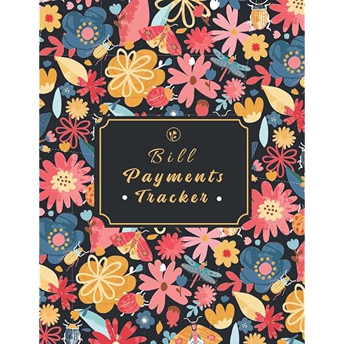 Bill Payment Tracker: monthly bills organizer / bill tracker notebook / Bill Checklist / monthly bills planner / Expense and Bill Tracker / 109 pages "8.5 x 11”