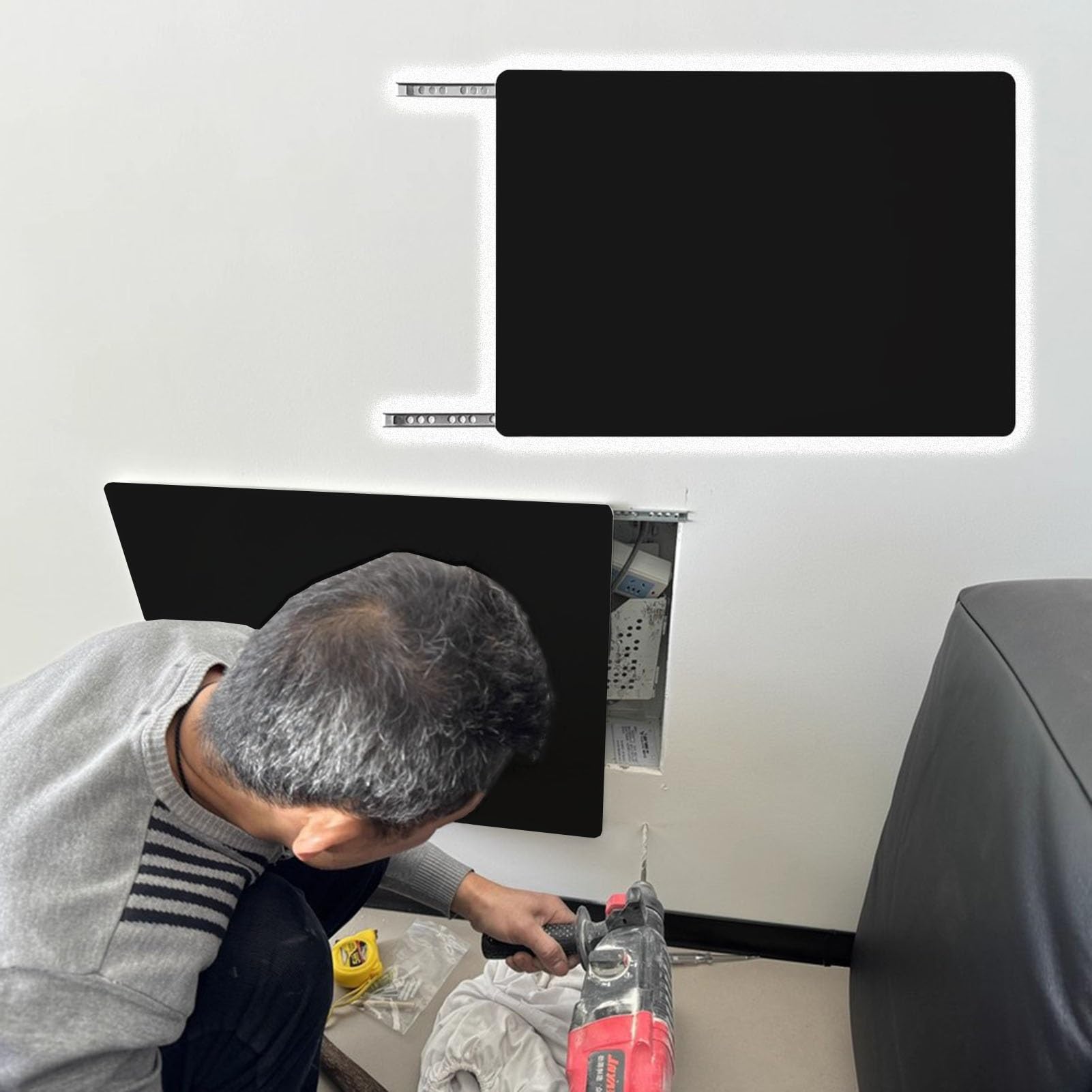 Panneau électrique décoratif coulissant pour sublimer l'entrée