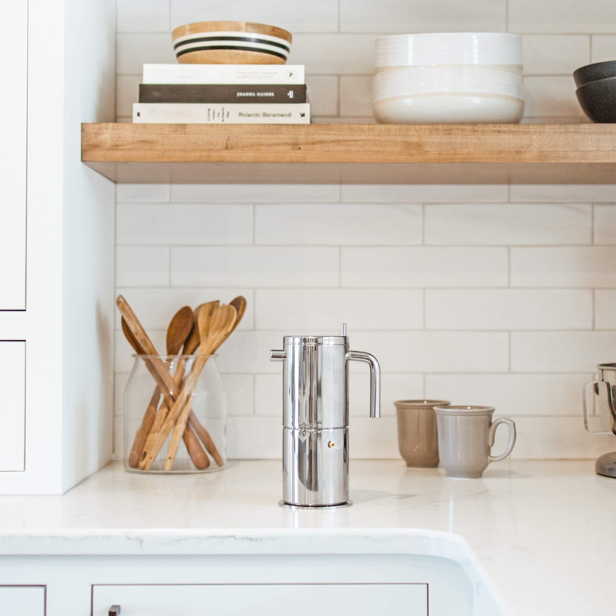 GROSCHE Milano Stella Aroma Stainless Steel Moka pot Stove Top Espresso