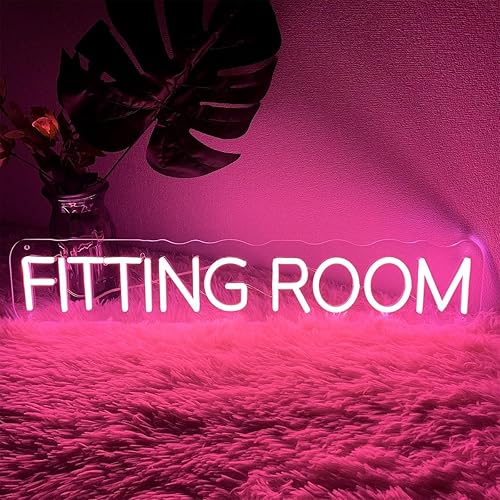 Miniatura 2 de Fitting Room Neon Signs for Wall Decor Custom Light Up Neon Lights Lamp Room Bedroom Wall Indoor Decor Led Neon Sign Christmas Party Happy Birthday