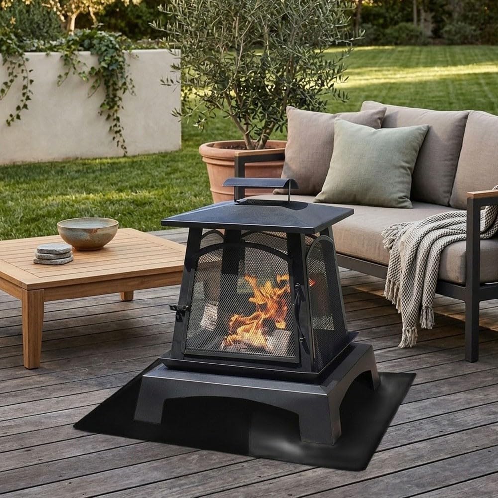Tappetino BBQ Antifuoco in Silicone Impermeabile(48 * 60IN)