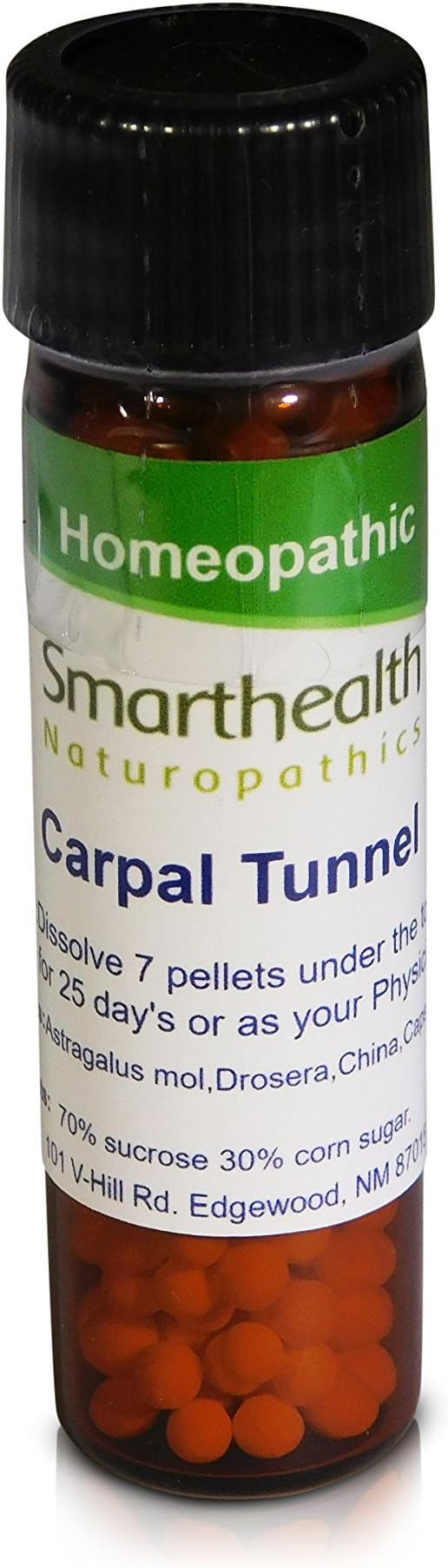 Carpal Tunnel Syndrome,New Formula. Tendonitis, Elbow Tendonitis & Bursitis.Dupuytren's Contracture.This is a homeopathic Formula.