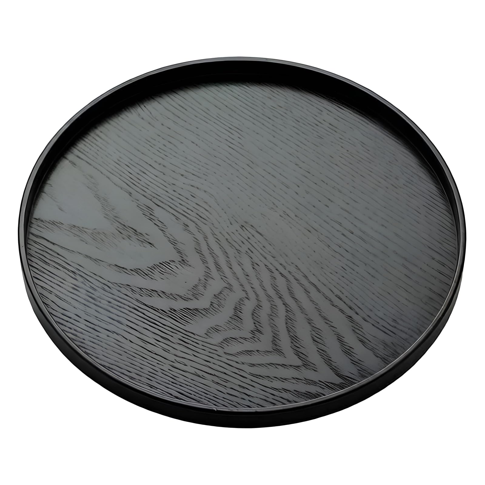 Zihpil Wooden Serving Tray, Decorative Trays In Various Shapes, Modern Simple Rectangle Cake Board, Plate for Kitchen, Living Room, Breakfast, Party, Food, Drinks, Decoration(J,9.4 * 0.8in)