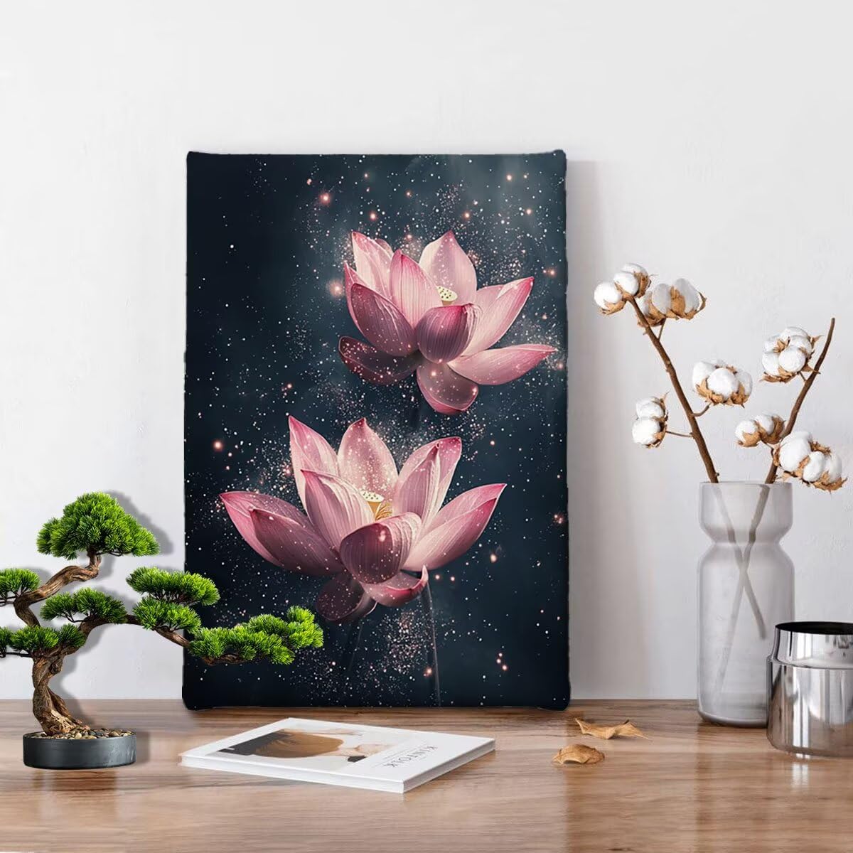 Diament Malarstwo Lotus, Pełne akcesoria do malowania diamentami 5D, diamentowe malowanie dla dorosłych Rhinestone Ścieg krzyżykowy Kreatywne hobby, DIY Haft diamentowy do dekoracji domu (Dream