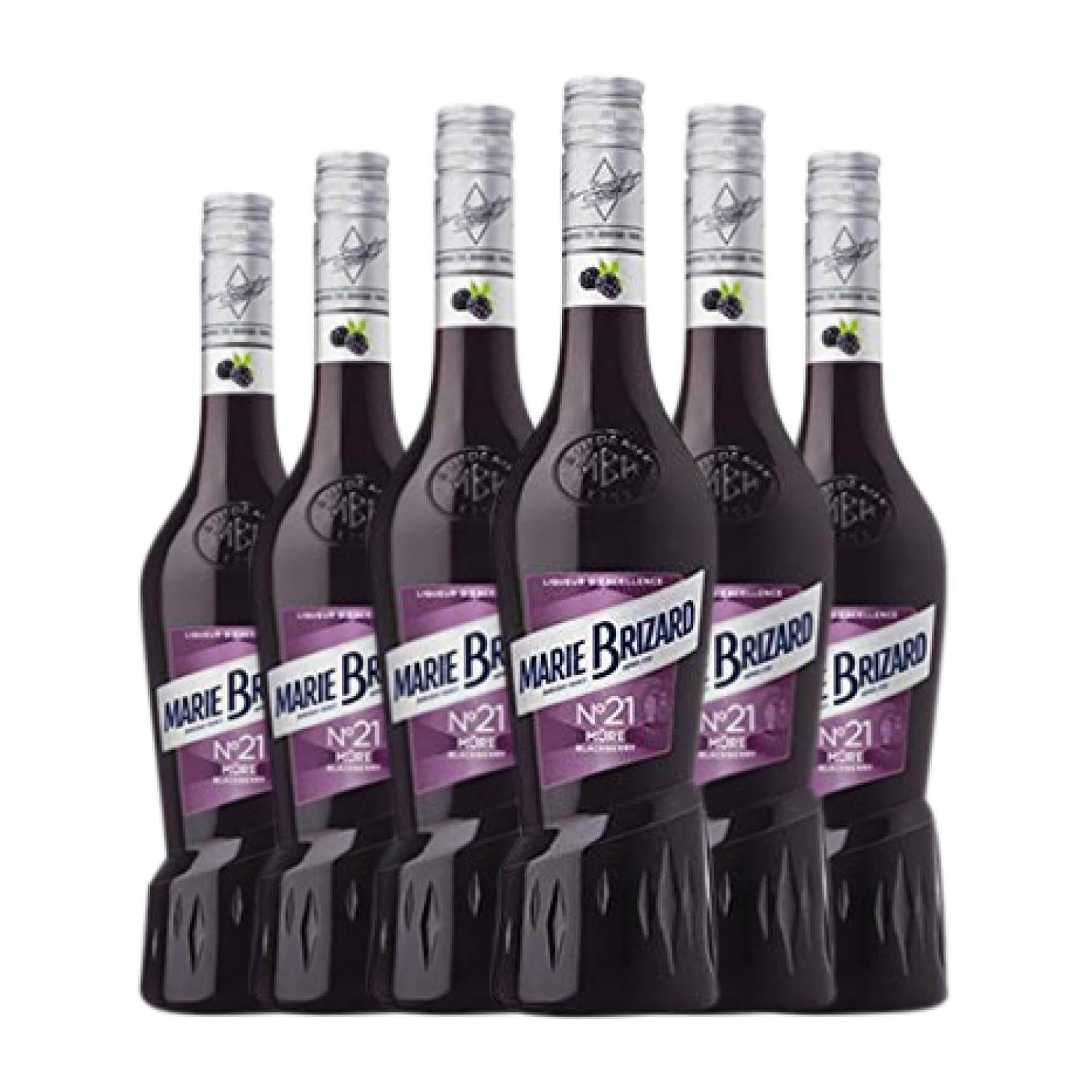 Schnapp Marie Brizard Mora 70 cl (Caja de 6 Botellas de 70 cl)