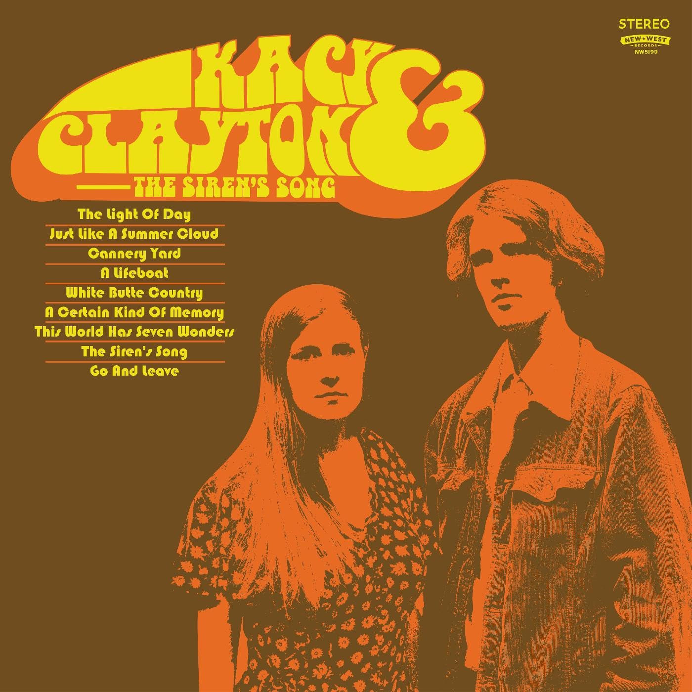 Kacy & Clayton The Sirens Song (transparent Orange Vinyl) LP New 607396578016