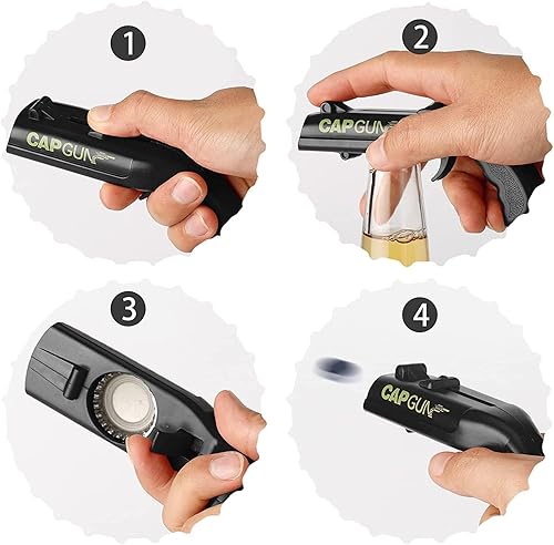 Miniatura 6 de Abridor de botellas, lanzador de disparos divertidos, abridor de cerveza creativo para beber, fiesta familiar, bar, barbacoa al aire libre (bhr)