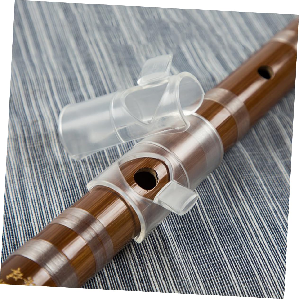 BESTonZON Flute Blowing Aid Set 2pcs Replacement Flute Heads Accessory for Beginners