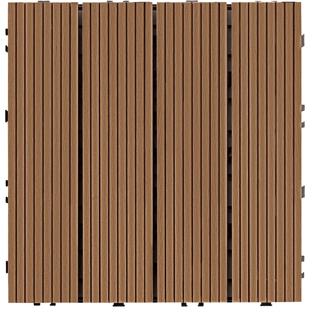 人工木　 ウッドパネル　ジョイントパネル　30枚 good life wood Amazon | グッドライフウッド(Good Life Wood) 人工木 ウッドパネル B